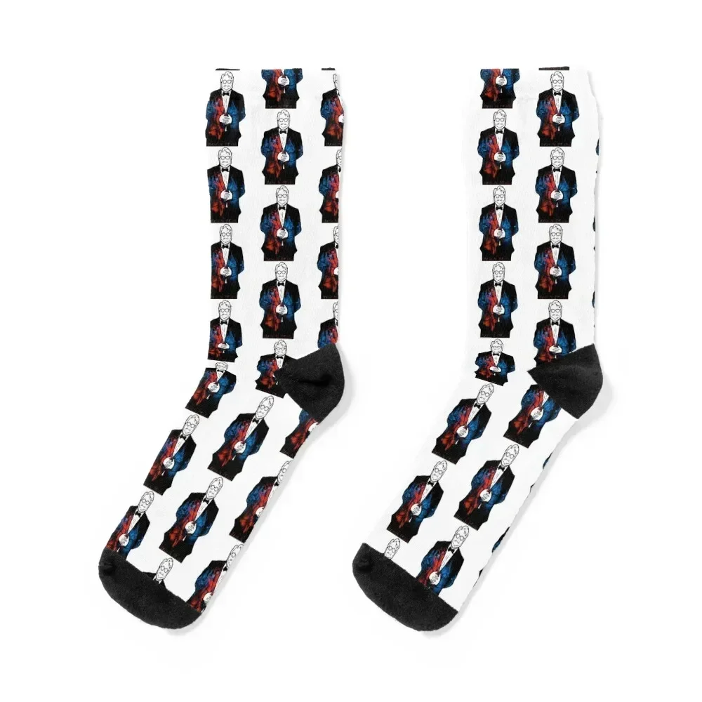 

Guillermo Del Toro portrait (Crimson Peak) Socks Christmas Wholesale compression kids Men Socks Luxury Brand Women's
