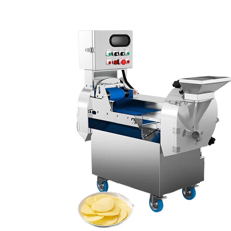

Multifunctional double-head vegetable cutter commercial fully automatic