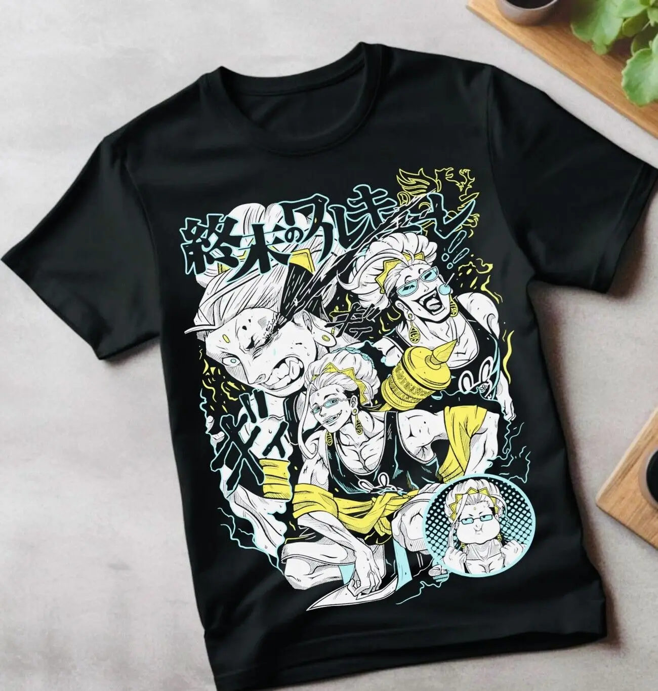 Buda T-Shirt Record Of Ragnarok Buddha Anime Horror Gift Girl shirt All Size