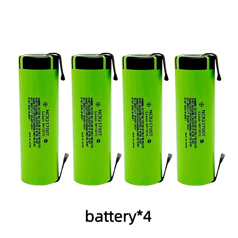 3.7V 21700T 4800mAh li-lon battery 21700 15A 5C Rate Discharge ternary Electric Car lithium batteries DIY Nickel sheets