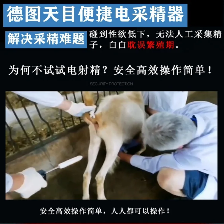جهاز بيطري خنزير الماشية الحصان جامع الحيوانات المنوية الاصطناعية مع عصا جمع الحيوانات المنوية