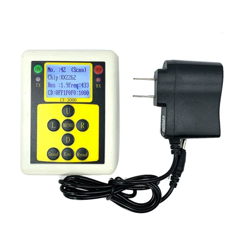 Analisador De Controle Remoto Sem Fio, Detector Multifuncional, Medidor De Freqüência, Tester Contador, 315MHz, 433MHz