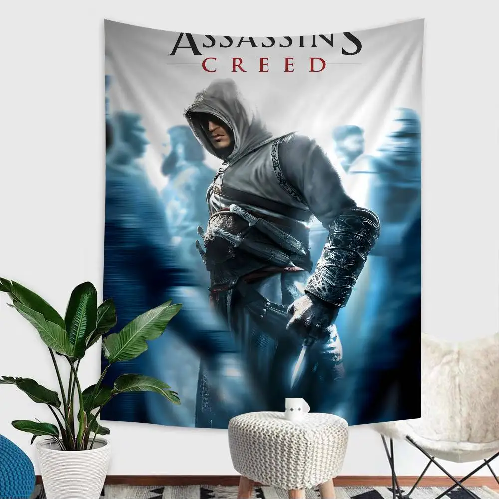 لعبة A-القاتل-S-Creed الكلاسيكية قماش مزخرف جداري ديكور المنزل الهبي البوهيمي الديكور العرافة INS ديكور المنزل #1
