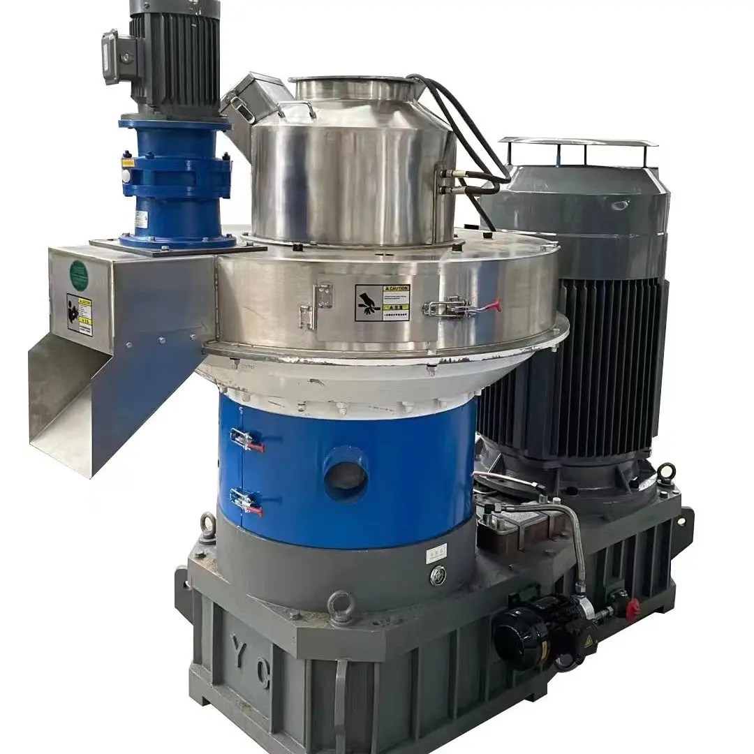 Multi Raw Material Pellet Making Machine Flat Die Biomass Pellet Mill For Sawdust And Bamboo Chips