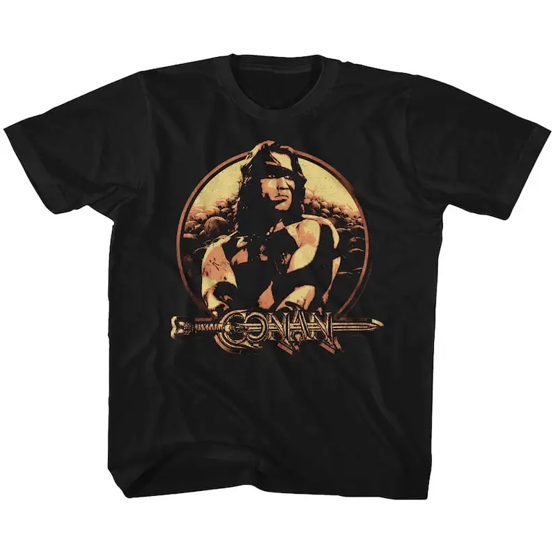 

Conan The Barbarian Shield Black Youth T-Shirt