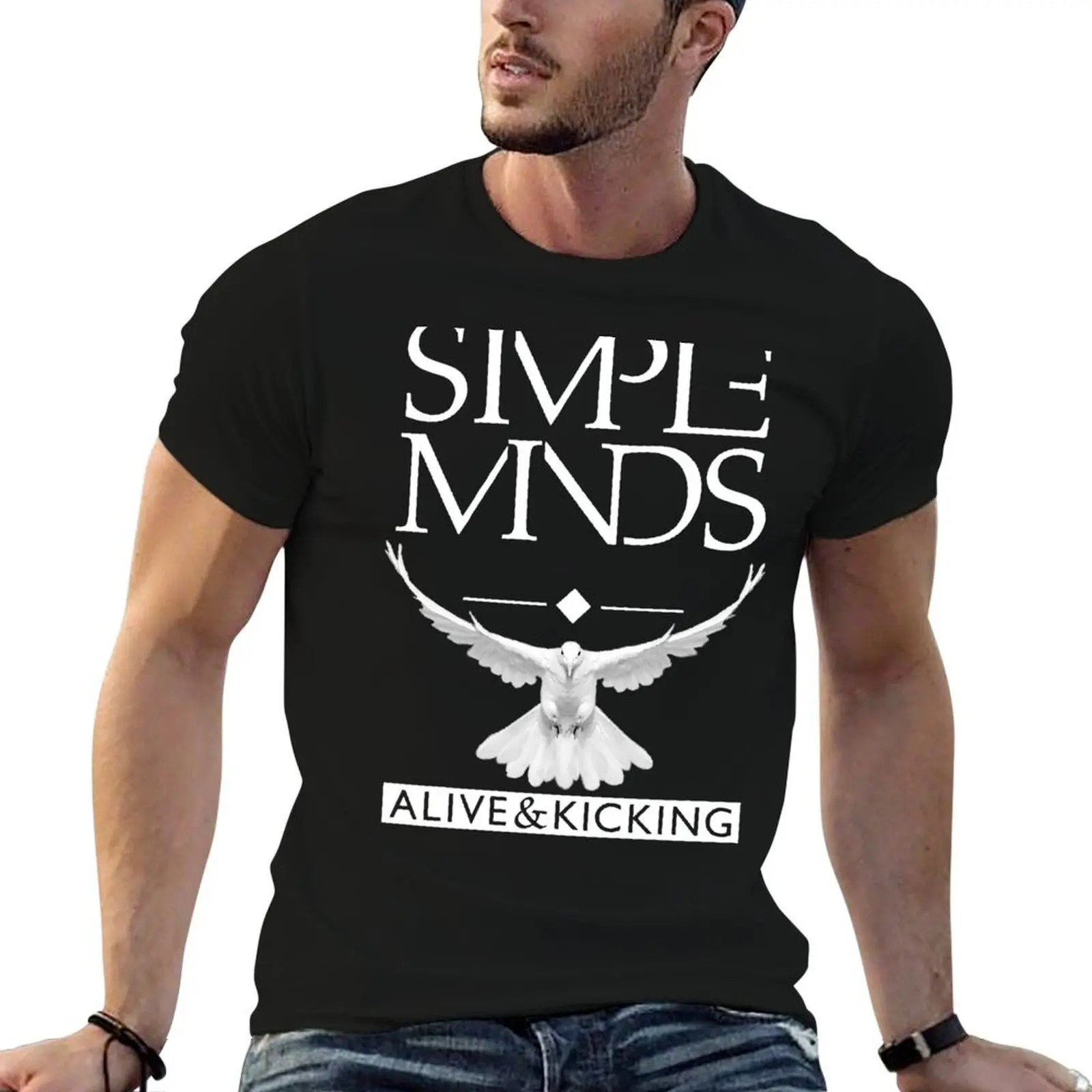 

Simple Minds - Alive & Kicking T-Shirt t shirts for man graphic vintage t shirts for man graphic tees T-Shirt