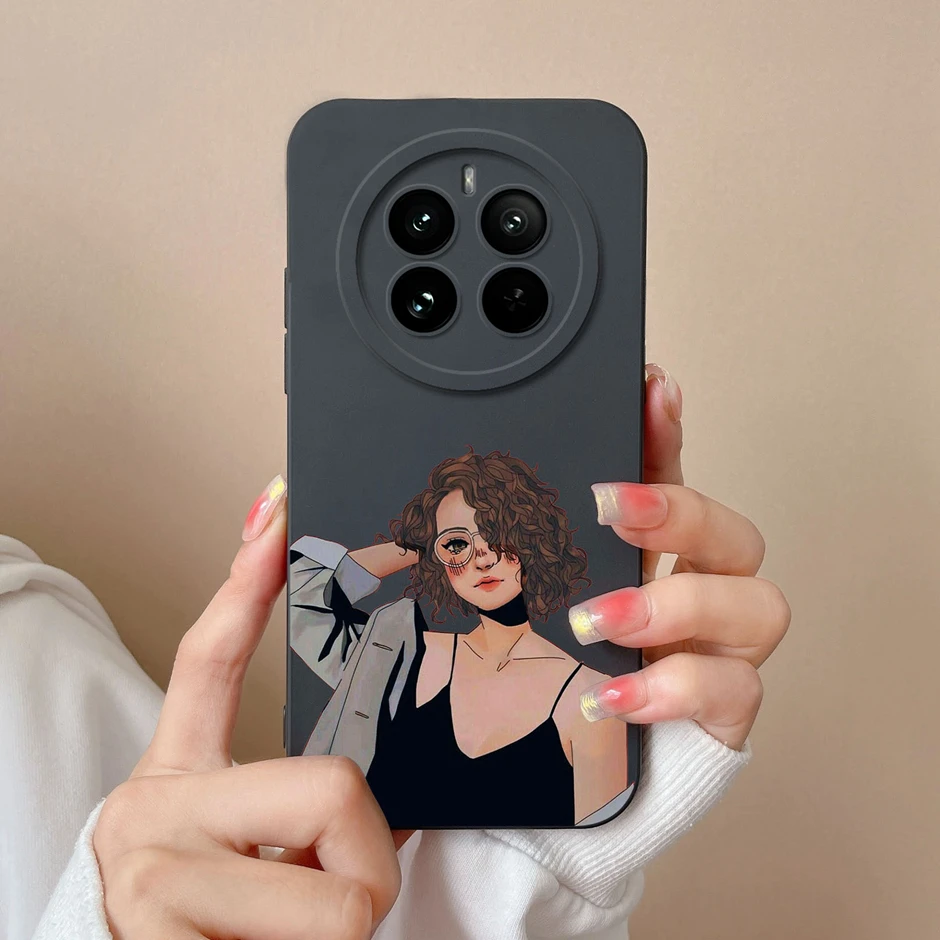 ل Realme 12 Pro Plus 4G 5G جراب هاتف لطيف الكرتون الحلو فتاة سيليكون غطاء ناعم ل Realme12 12Pro Plus 4G 5G Fundas الوفير #6