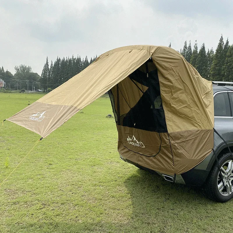 

Tent for Car Trunk Sunshade Rainproof Rear Tent Simple Motoome For Self-driving Tour Barbecue Camping Hiking Tent