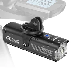 TOWILD CL1600LM Luce per bicicletta 5000mAh Luce per bici IPX6 Torcia elettrica Lampada frontale in alluminio Tipo-C Ricarica MTB Ciclismo su strada Evidenzia