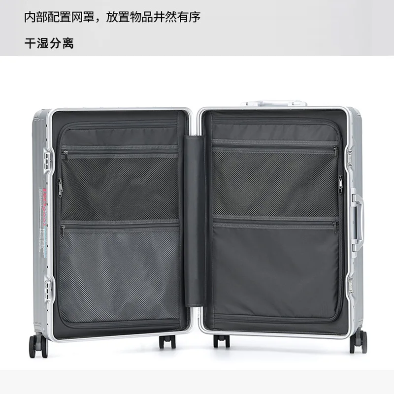 Multifunctionele bagage, instappen, grote capaciteit, reizen, damestrolley