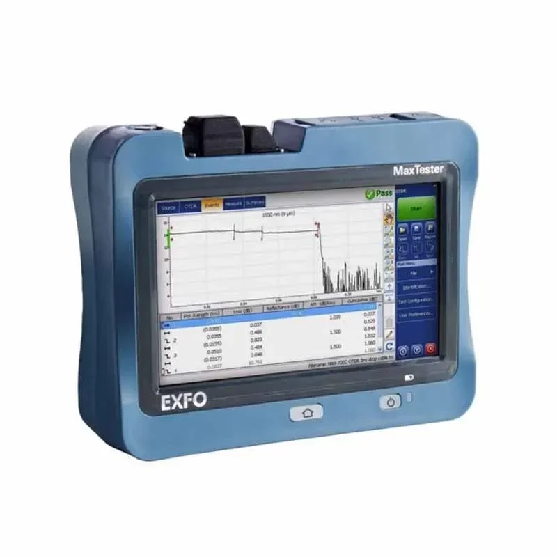 EXFO OTDR MaxTester-730C-SM-1310/1550/1625dB-39/38/39dB Touch Screen MAX730C-IOLM Fiber Optical Time Domain Reflectometer