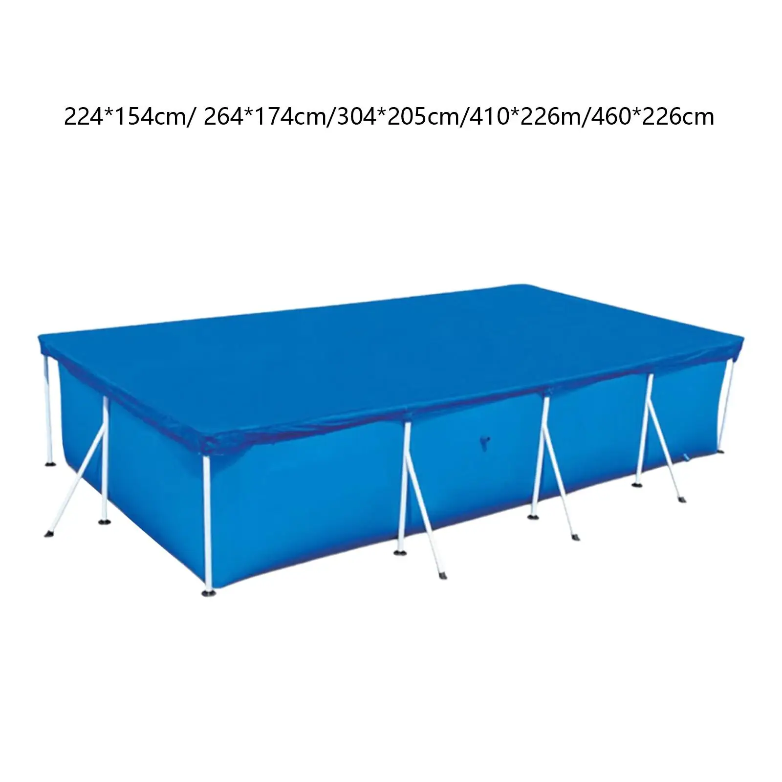 Rectangle Pool Cover Water Resistant Rectangular Inflatable Swimming Pool Cover for Outdoor Paddling Garden Swimming Pool Cover