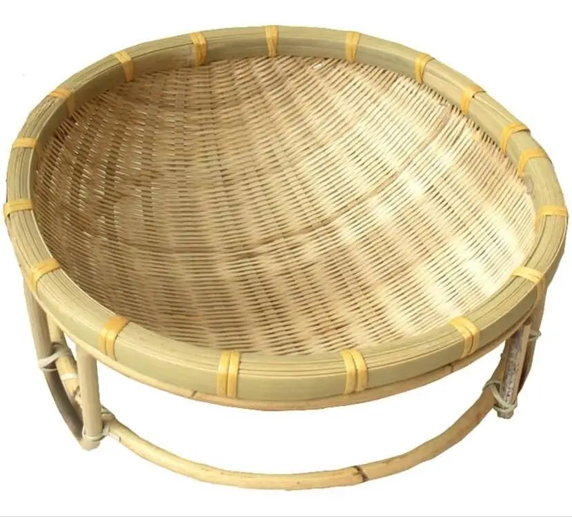 

Four Seasons House With Base Handmade Bamboo Woven Cat Nest For Pet