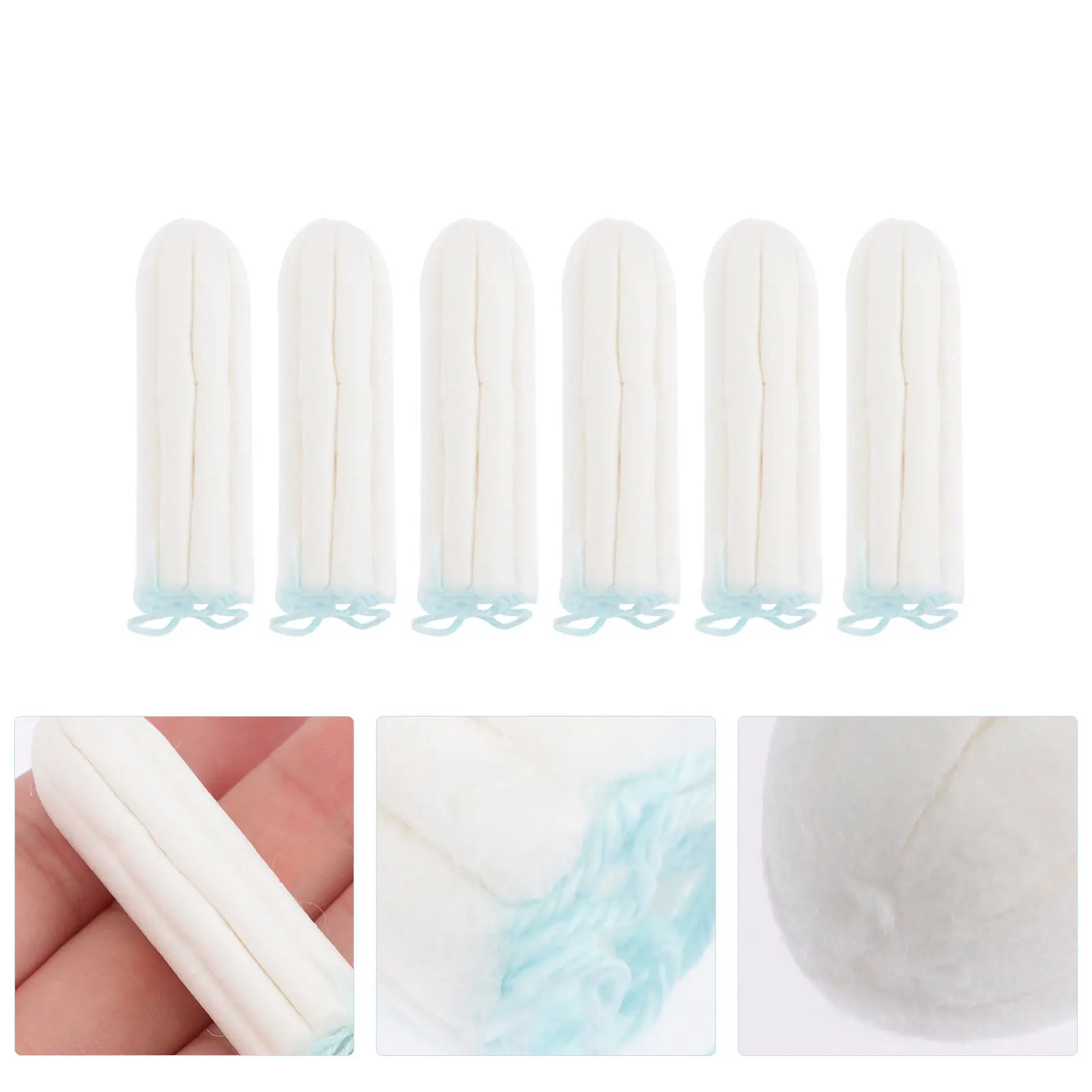 

50 шт., хлопковый тампон, нежный, компактный, прощающий, необычный запах, женские менструальные принадлежности, гигиенический тампон