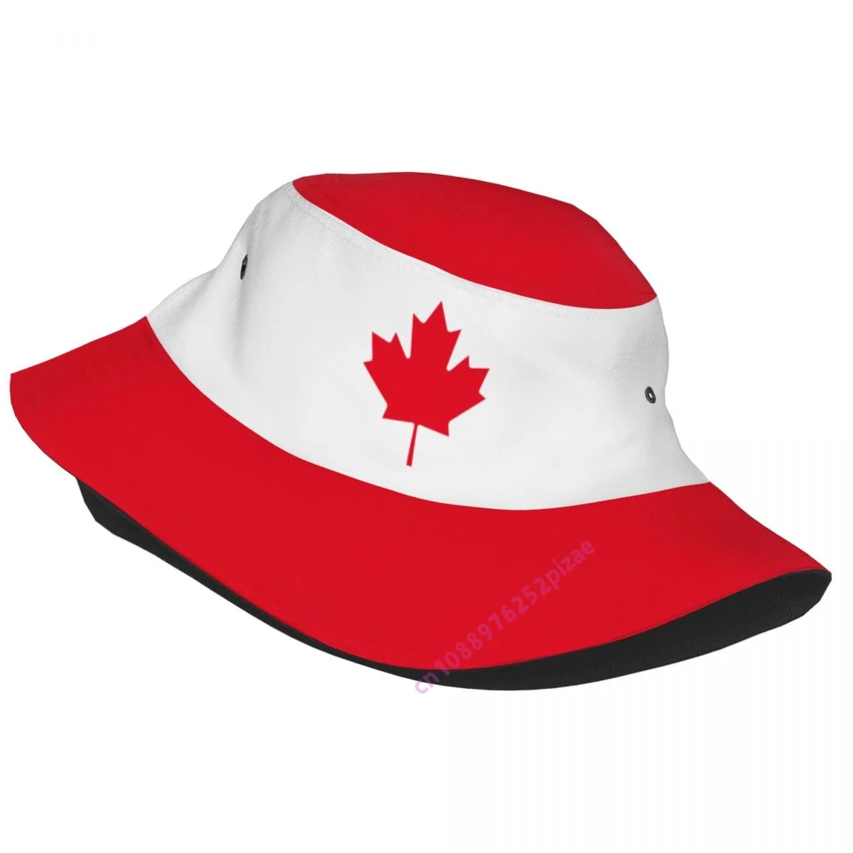 Canada 3D Flag Men Women Soccer Bucket Hat Outdoor Sun Protection Cap Breathable Mesh For Fisherman Camping Hiking