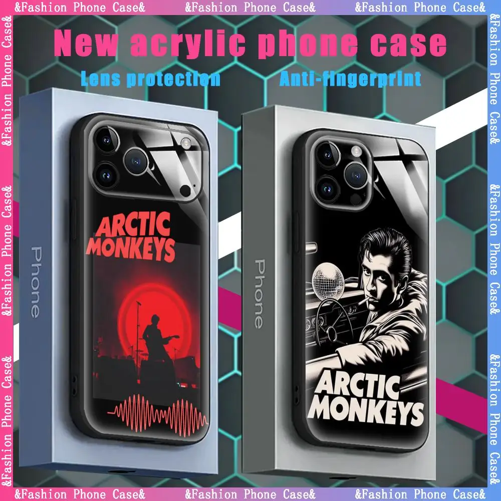 

Arctic Monkeys Phone Case AG Acrylic Soft care For iPhone 17 air 16 e 15 14 13 12 11 Plus Mini Pro Max