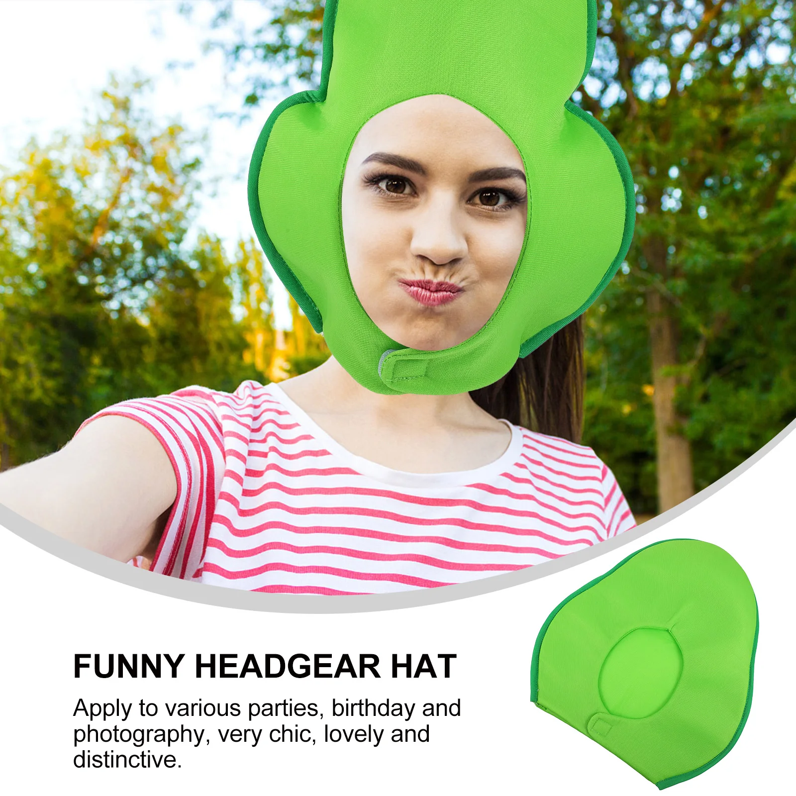 Copricapo di avocado Cappello di pezza di avocado Bambini Divertente Costume di compleanno Cibo Pp Cotone Bambino per adulti Cappello corto in peluche per bambini