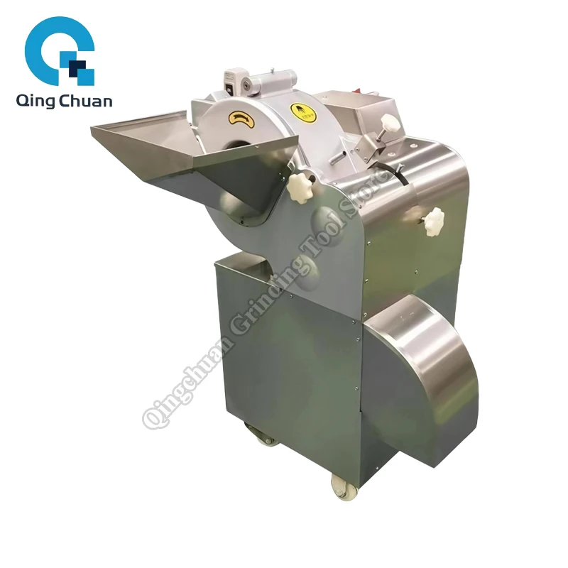 

Commercial Vegetable Cutter Dicer Carrot Potato Cabbage Frozen Meat Fruit Cutting Dicing Machine
