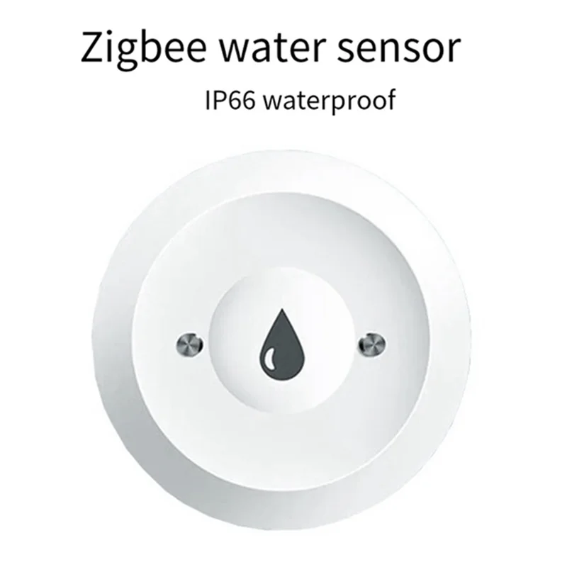 3Pcs Zigbee Water Sensor Tuya Flood Detector Smart Life Control Need Zigbee Gateway-TCES