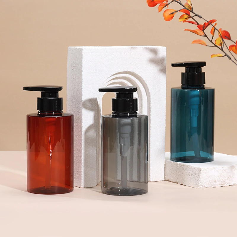 300/500ml Shampoo Hand Soap Dispenser Empty Pump Bottles Dispenser Lotion Dispenser Liquid Travel Containers Bath Accessory