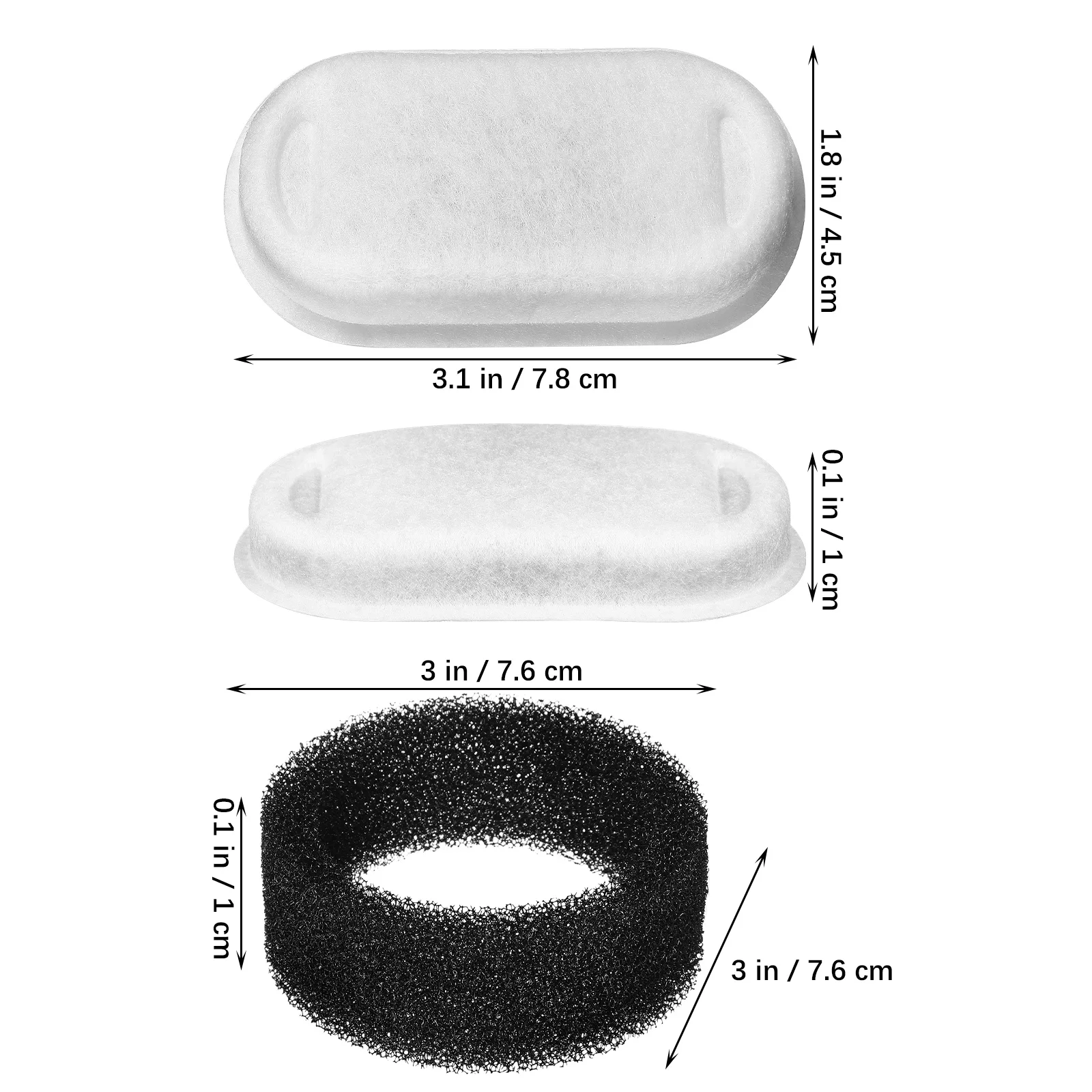 

1 Set Pet Fountain Filter Replacement For Cat Dog Water Dispenser Efficient Filtration Easy Install Ample Supply Compatible