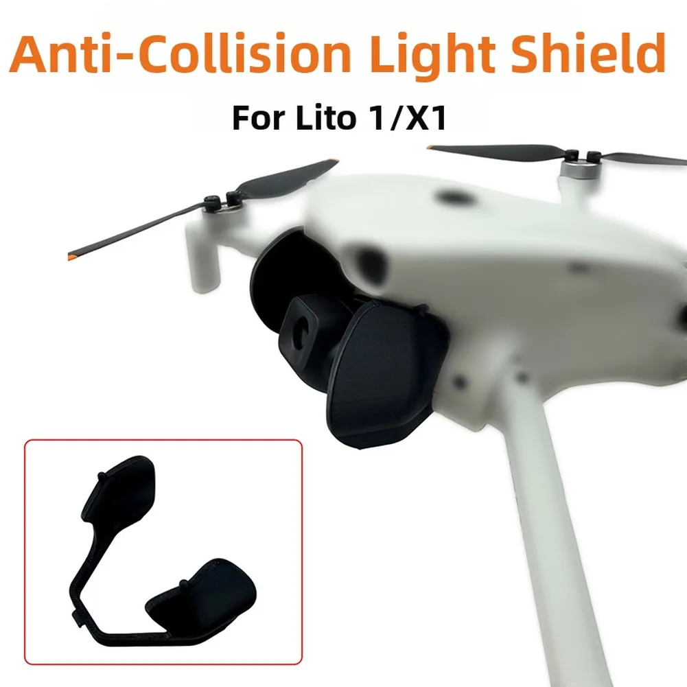 For DJI Lito 1X1 Anti-Collision Lens Hood  Scratch-Resistant Light-Blocking Protective Cover For Lens & Gimbal Drones Accessory