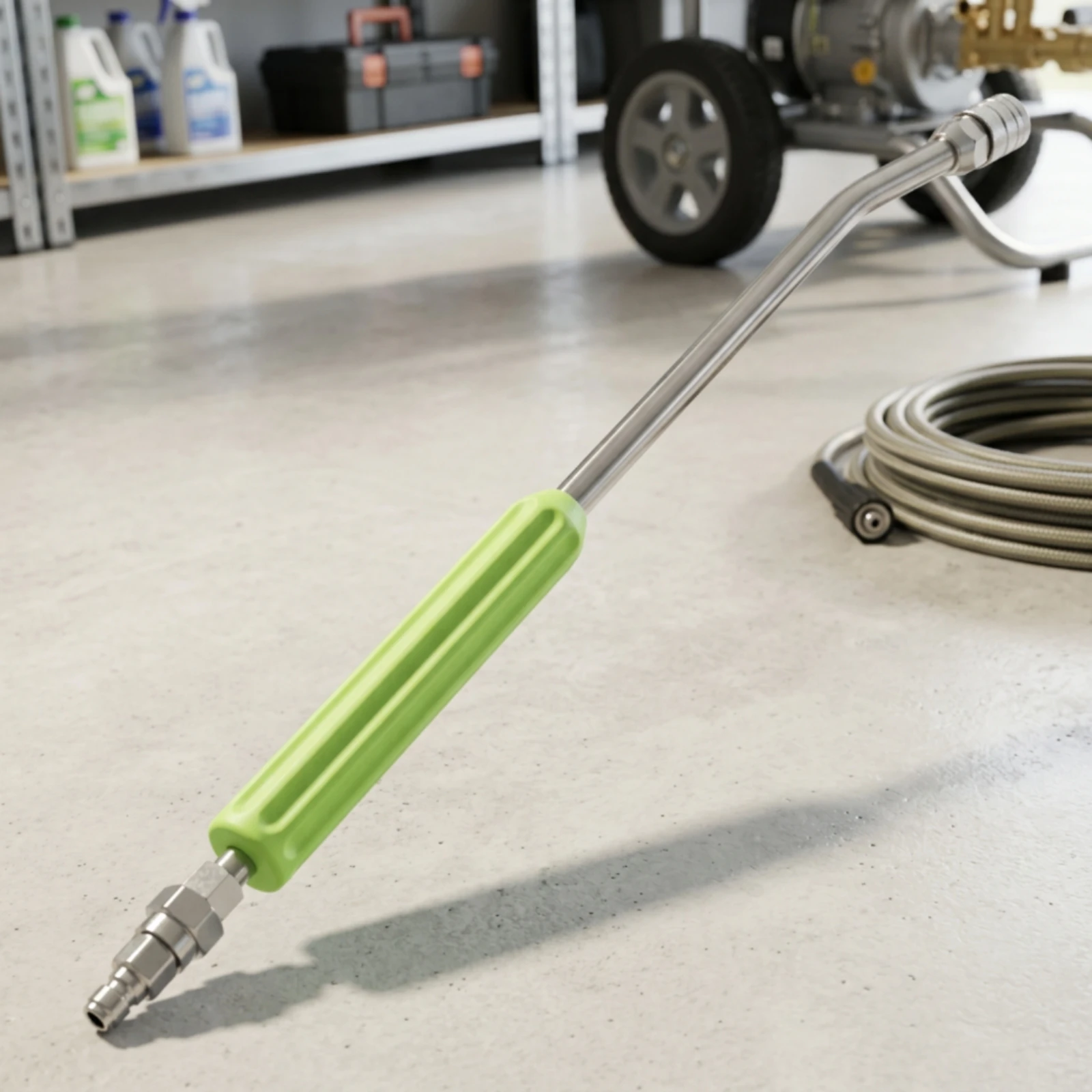 Pressure Washer Extension Wand Stainless Steel Pressure Washer Wand Extension Rust Resistant Strong for Homeowners