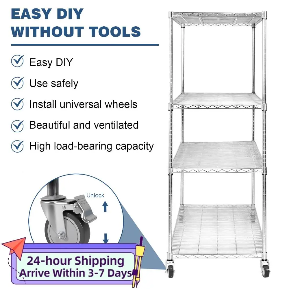 

5-ярусные стеллажи для хранения 70.87x59.76x23.98 дюймов, каждое полое выдерживает нагрузку 250 кг, напольный стеллажный блок для офиса, подвала, склада