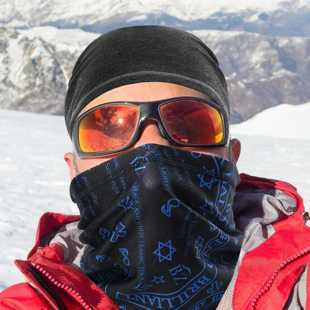 Winter Cycling Bandana Thermal Neck Warmer Scarf Running Ski Hiking Hunting Fishing Bicycle Snowboard Sports Face Mask Men Women