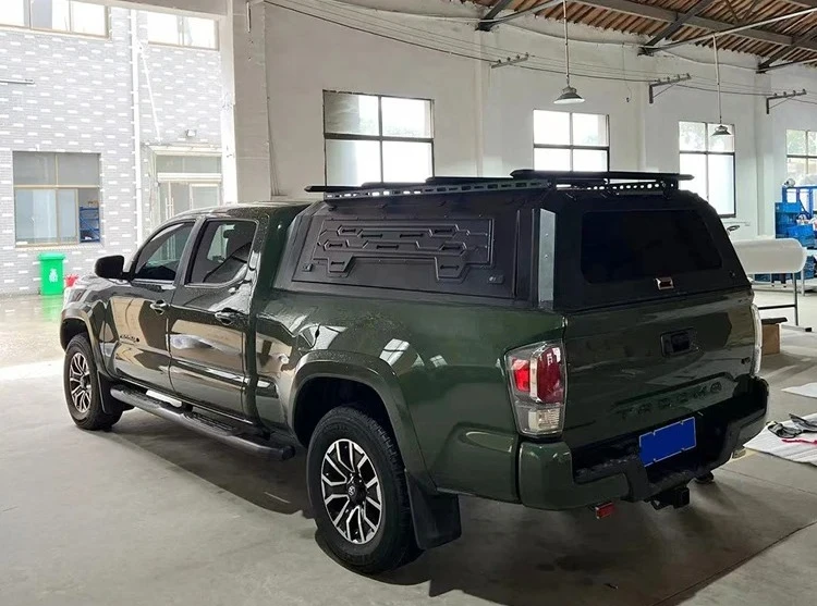 Tacoma Bed Camper Shell Pickup Truck Canopy Cap Topper For Sale Topper Steel/Alu Hard Cover With Window And Light