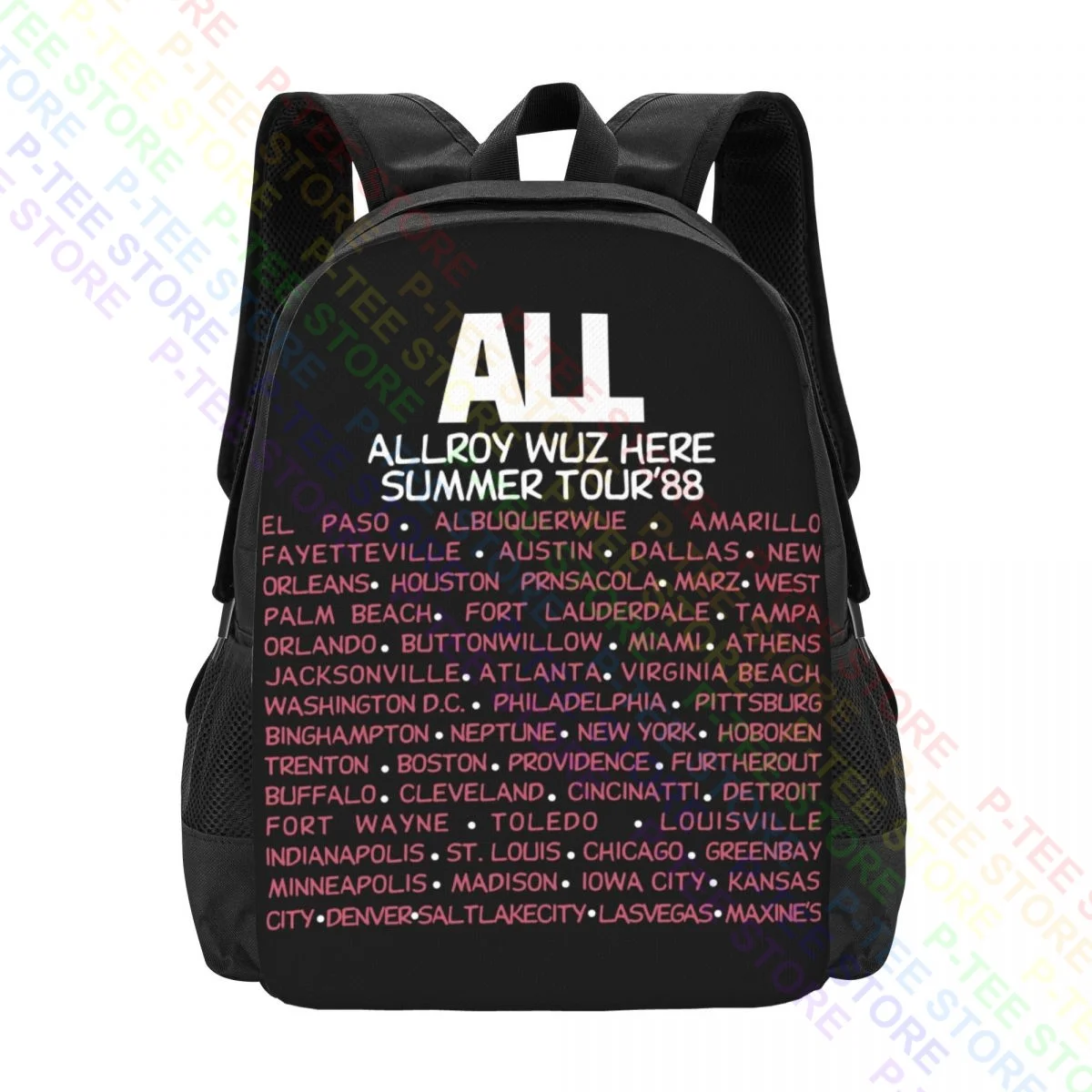 Descendents All Allroy Was Here Summer Tour P-513Backpack Large Capacity Foldable Bags For Travel