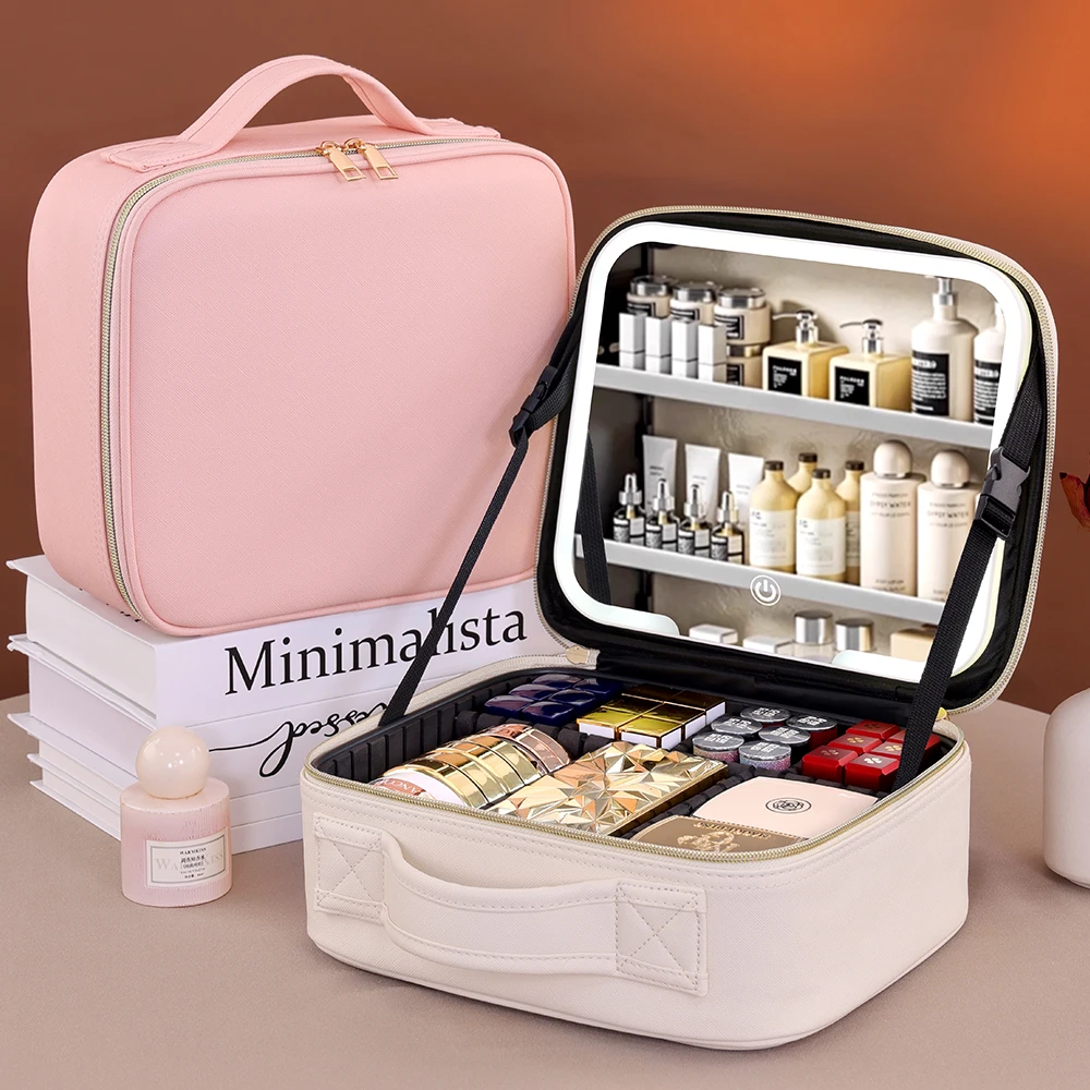 travel-makeup-bag-with-led-mirror-large-train-case-cosmetic-organizer-storage-bags-with-3-color-lights-and-adjustable-dividers