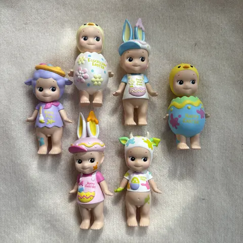 Sonny Angel Mini Figure    No box No bag  Blind Box Easter Lamb  Hatched Egg Easter Cow Easter Bunny SAS65335