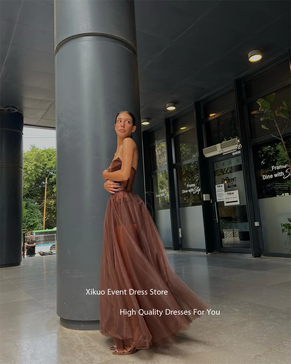 Xikuo Elegant Tulle Corset Evening Dresses Sweetheart Long Illusion Prom Dresses 2025 Woman Party  Cocktail Dresses Customized