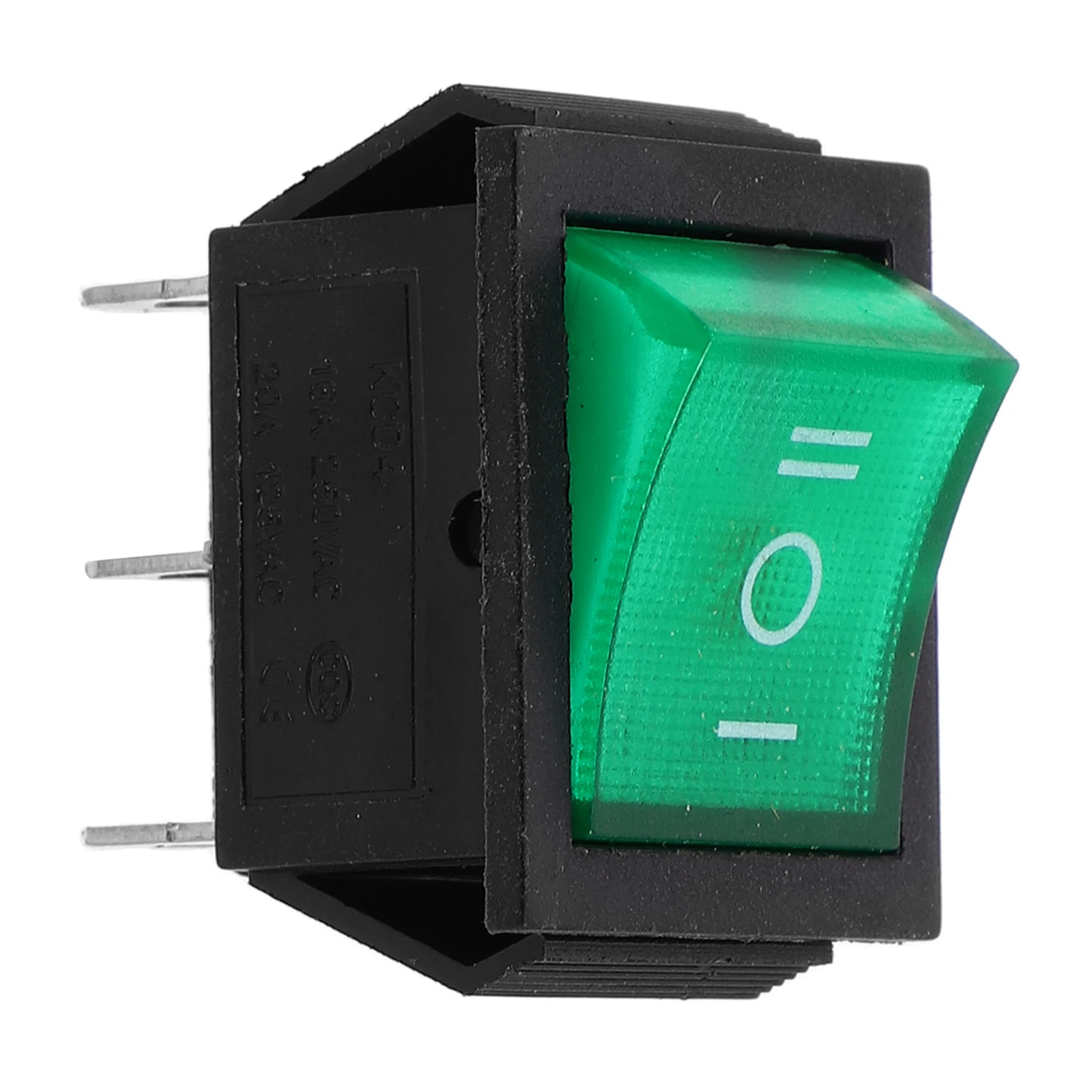 

Boat Shaped Rocker Switch High Power Waterproof Green Lighted Panel for Car Truck Marine Start Stop Pump Switch Replacement