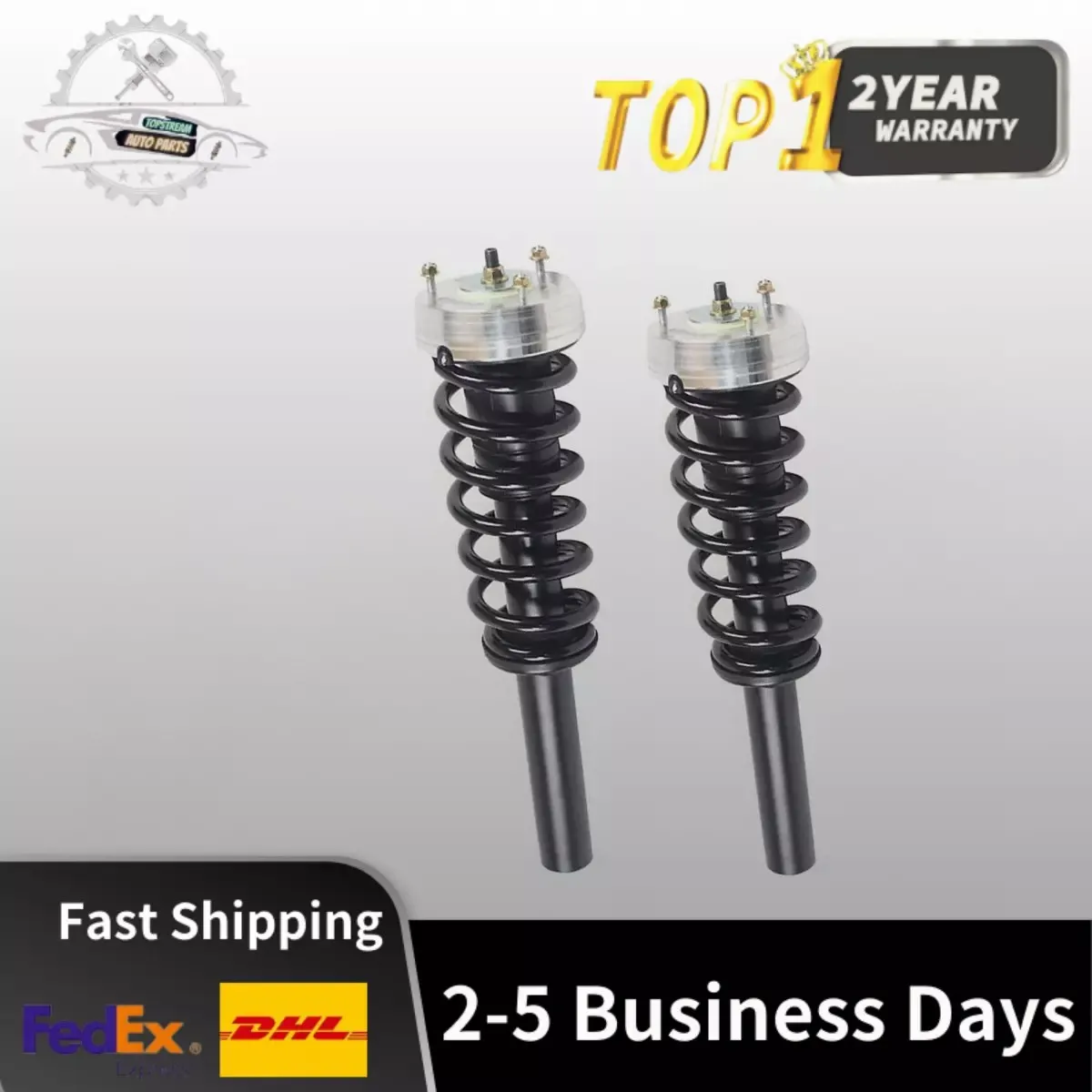 

Pair Front Shock Absorber Assys Fit BMW X5 E70 X6 E71 xDrive 35i 50i 2007-2014