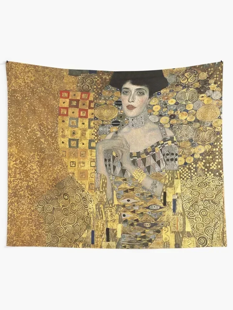 Gustav Klimt, Adele Bloch-Bauer Tapestry Room Aesthetic Decor Home Decor Aesthetic Tapestry