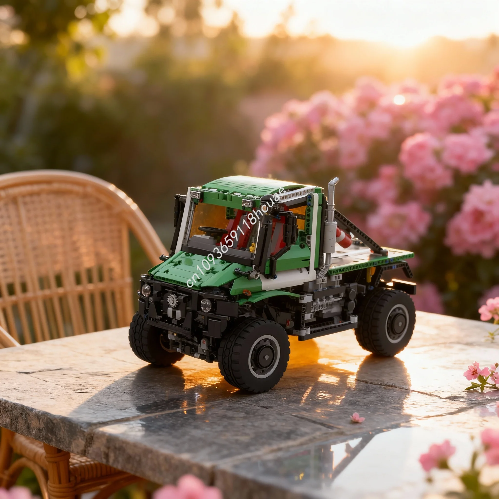 1848pcs MOC Unimog RC Trial Truck Technical Model Building Blocks Christmas Gifts Architecture DIY Creative Toys Idea Education