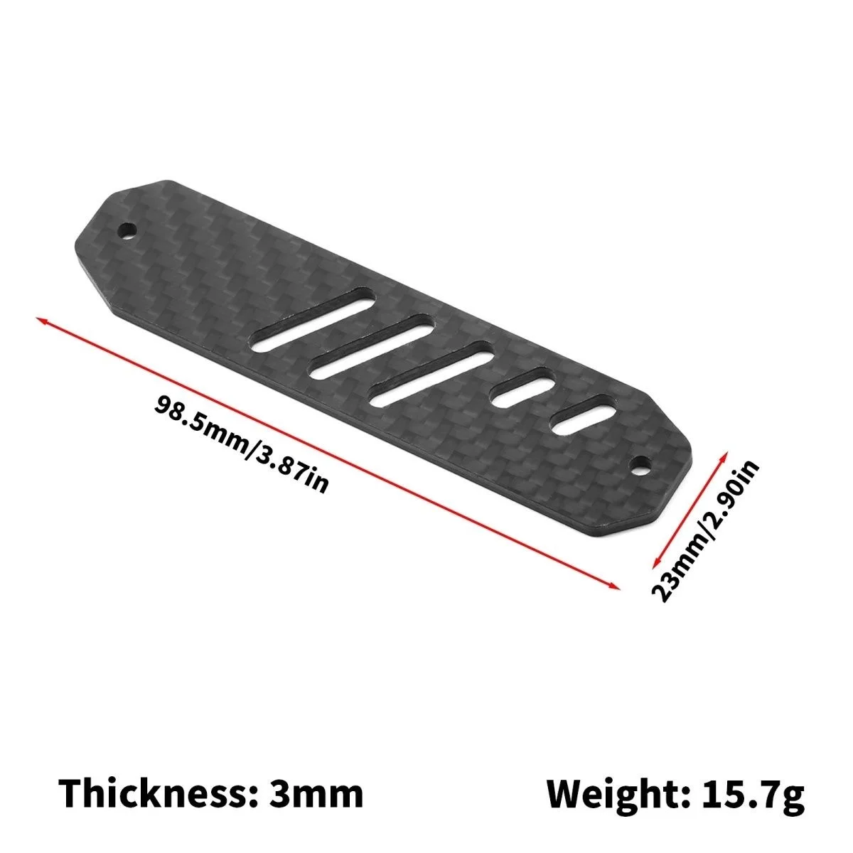 Carbon Fiber Servo Protective Board Cover for RC Car TAMIYA GF01 GF‑01TR GF‑01CB G6‑01 G6‑01TR AVANTE HOTSHOT Upgrade Parts