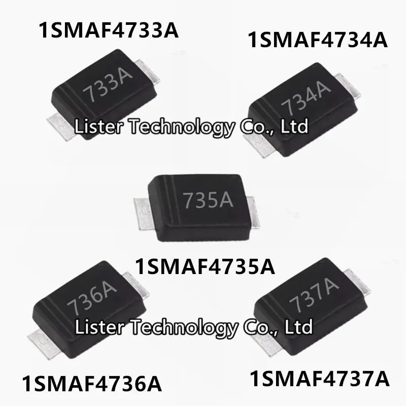 50~200PCS/Lot New 1W Zener Diode SMAF 1SMAF4733A 1SMAF4734A 1SMAF4735A 1SMAF4736A 1SMAF4737A 733A 734A 735A 736A 737A