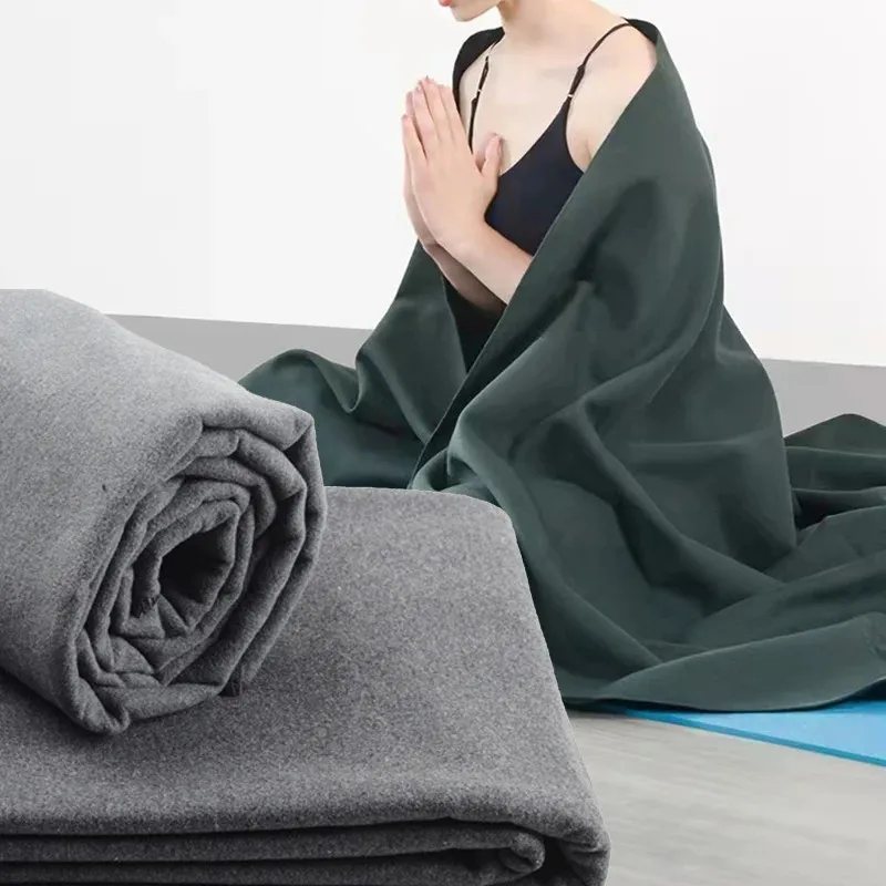 180cm*120cm Yoga Towel Recycled Wool Blanket Yoga Meditation Blanket Folded Yoga Mat Yoga Pilates Fitness Soft And Lightweight