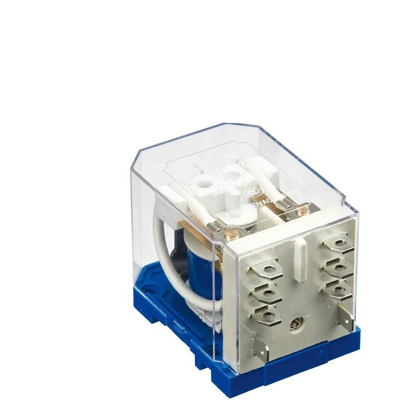 1PCS JQX-40F-2Z Coil 12VDC 24VDC 220VAC  8 Pin 40A DPDT 2NO 2NC  Electronmagnetic Relay