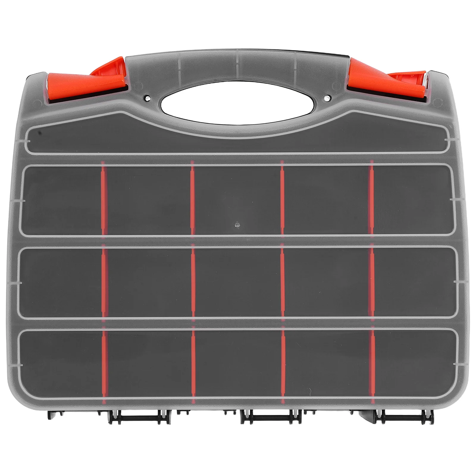 

315pcs Double-Sided Parts Organizer Box Transparent Plastic Storage With Removable Dividers For Hardware Tools Fasteners Small