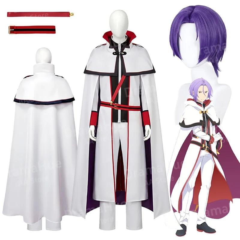 

Anime Julius Juukulius Cosplay Costumes Re:zero Cosplay Tops Pants Coat Role Outfit Juukulius Julius Suits Wig Halloween Cos Men