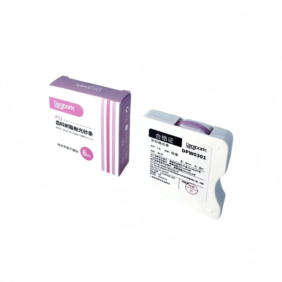 Dental Resin Polishing Sanding Strip Roll High Quality Interdental Composite Finishing Tape for Dentistry Clinics 4mm 6m