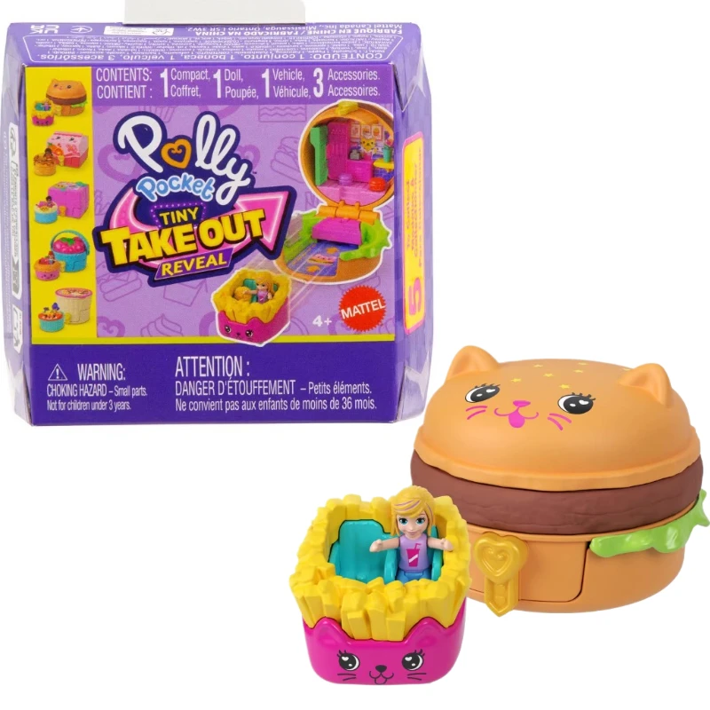 

New Surprise Doll Polly Pocket Tiny Take Out Reveal Playset Toy Set Gifts for Girls