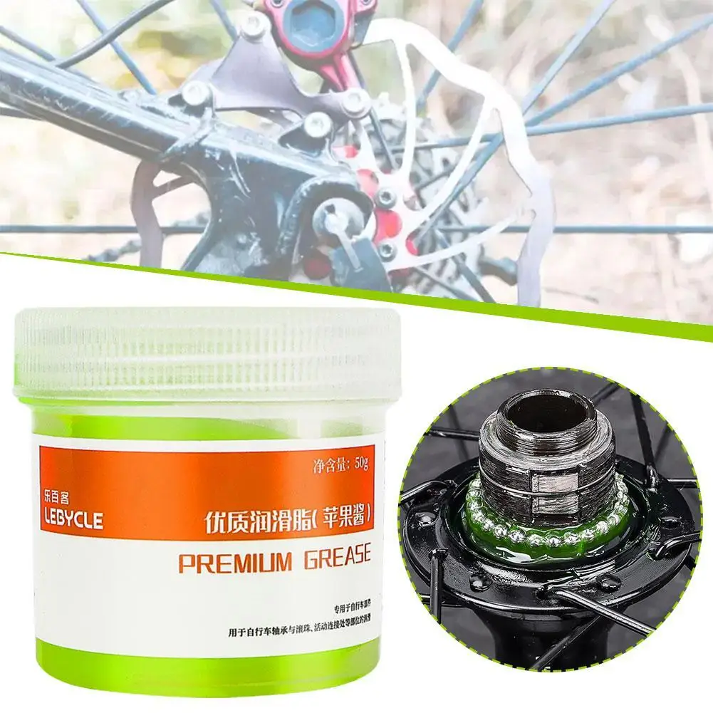 50g Bicycle Bearing Grease Hub Lubricant Bearing Maintenance Applesauce Suitable For Mountain Bike Road Bike C4A4