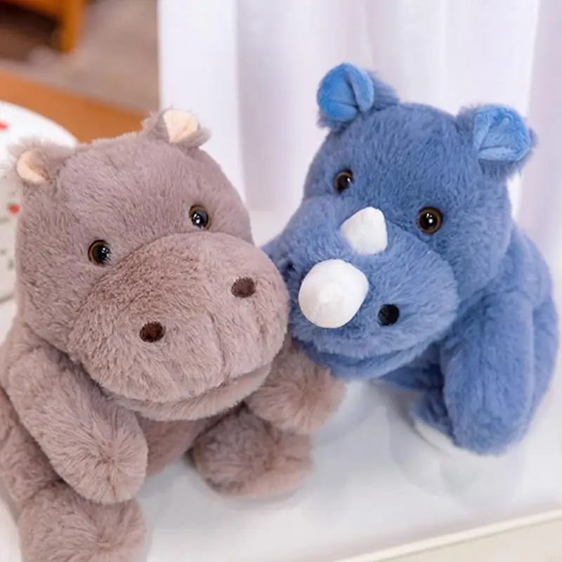 Y88D مفصلية الفم الحيوان دمية يد ألعاب من نسيج مخملي دمية محشوة ناعمة على شكل حيوان للأطفال التفاعلية التظاهر اللعب الفصول القصة