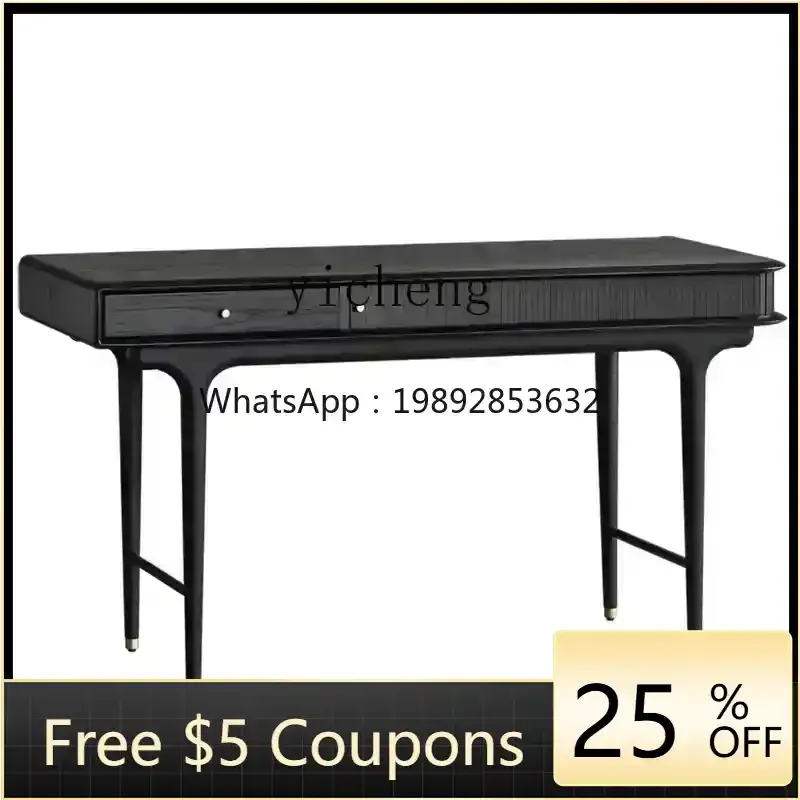 

medieval solid wood desk corner black oak log dresser bookcase