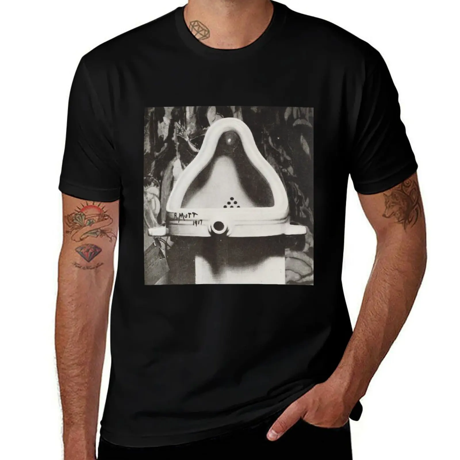 

Duchamp Fountaine T-Shirt man t shirt cotton t shirt for man 100 percent cotton graphic t shirts for man T-Shirt
